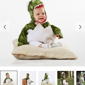 Adorable Green Dinosaur Baby Costume